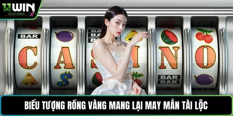 Biểu tượng rồng vàng mang lại may mắn tài lộc