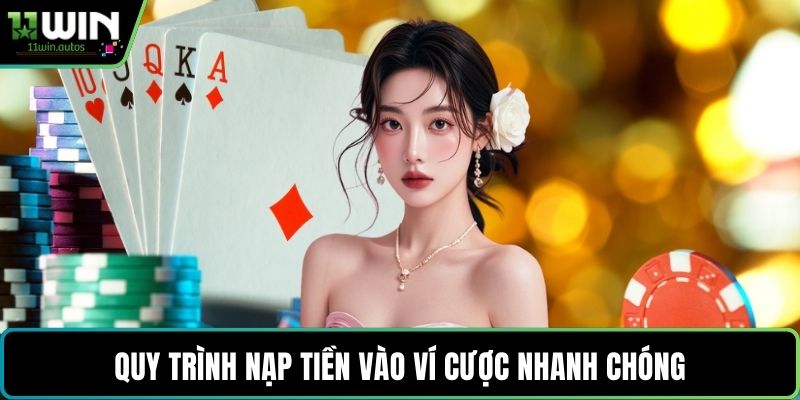 Quy trình nạp tiền vào ví cược nhanh chóng